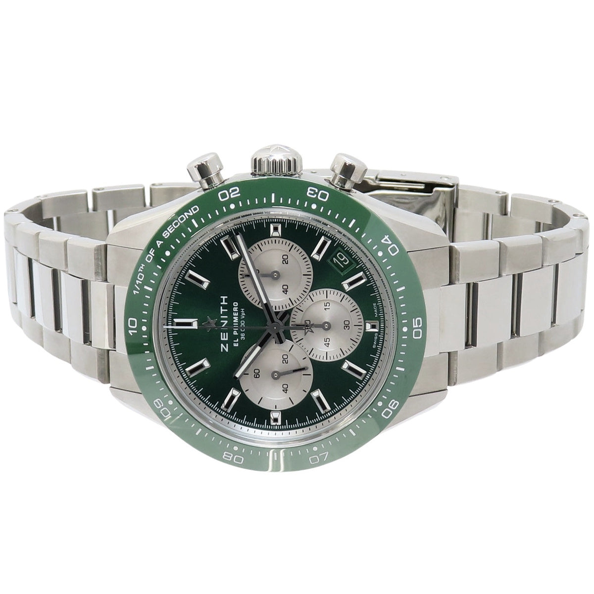 クロノマスター スポーツ SS グリーン 自動巻き メンズ