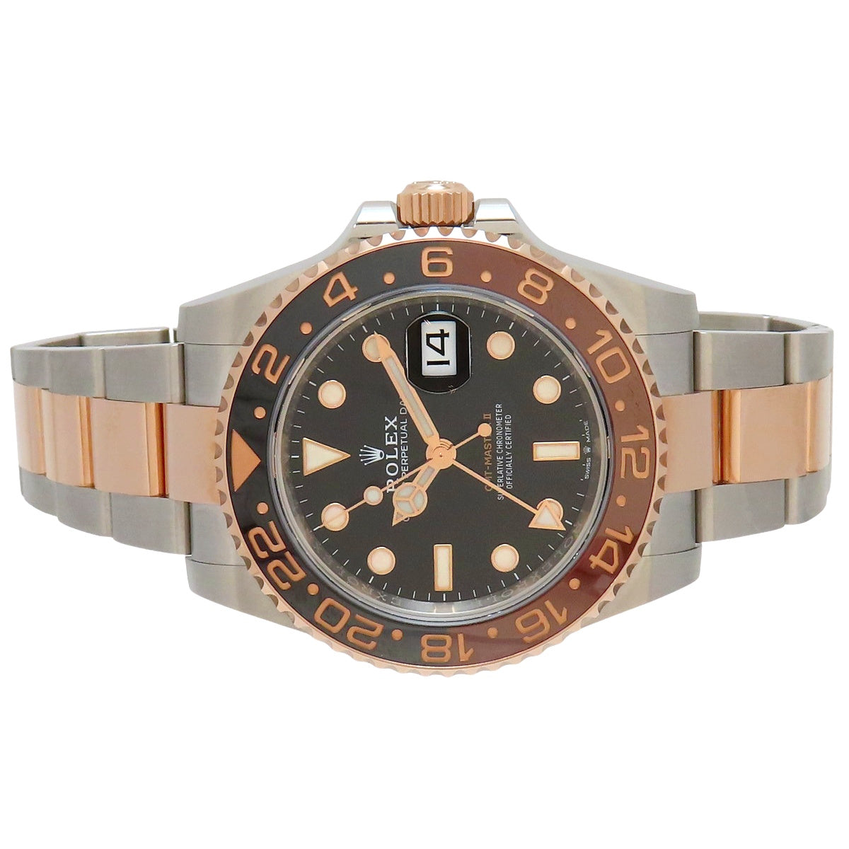 GMTマスターⅡ 126711CHNR PG/SS ランダム番 ブラック 自動巻き メンズ