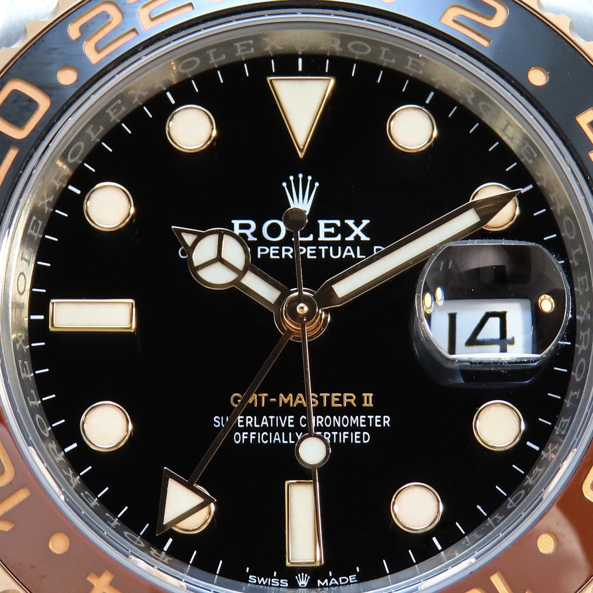 GMTマスターⅡ 126711CHNR PG/SS ランダム番 ブラック 自動巻き メンズ