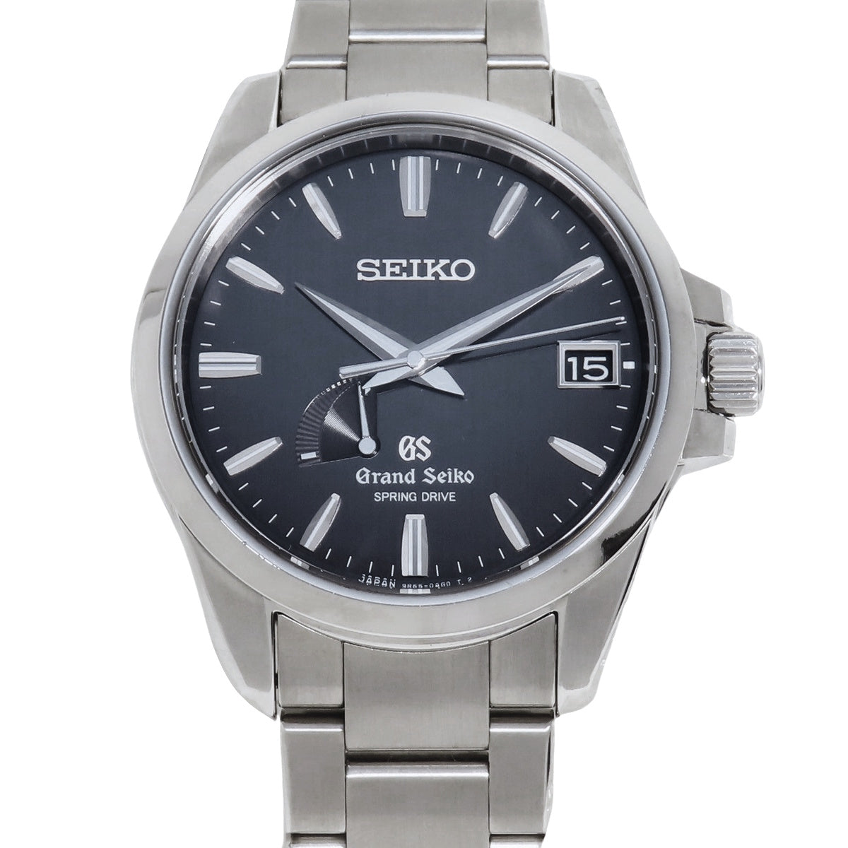 スプリングドライブ パワーリザーブ SBGA081 TI ブラック スプリングドライブ メンズ