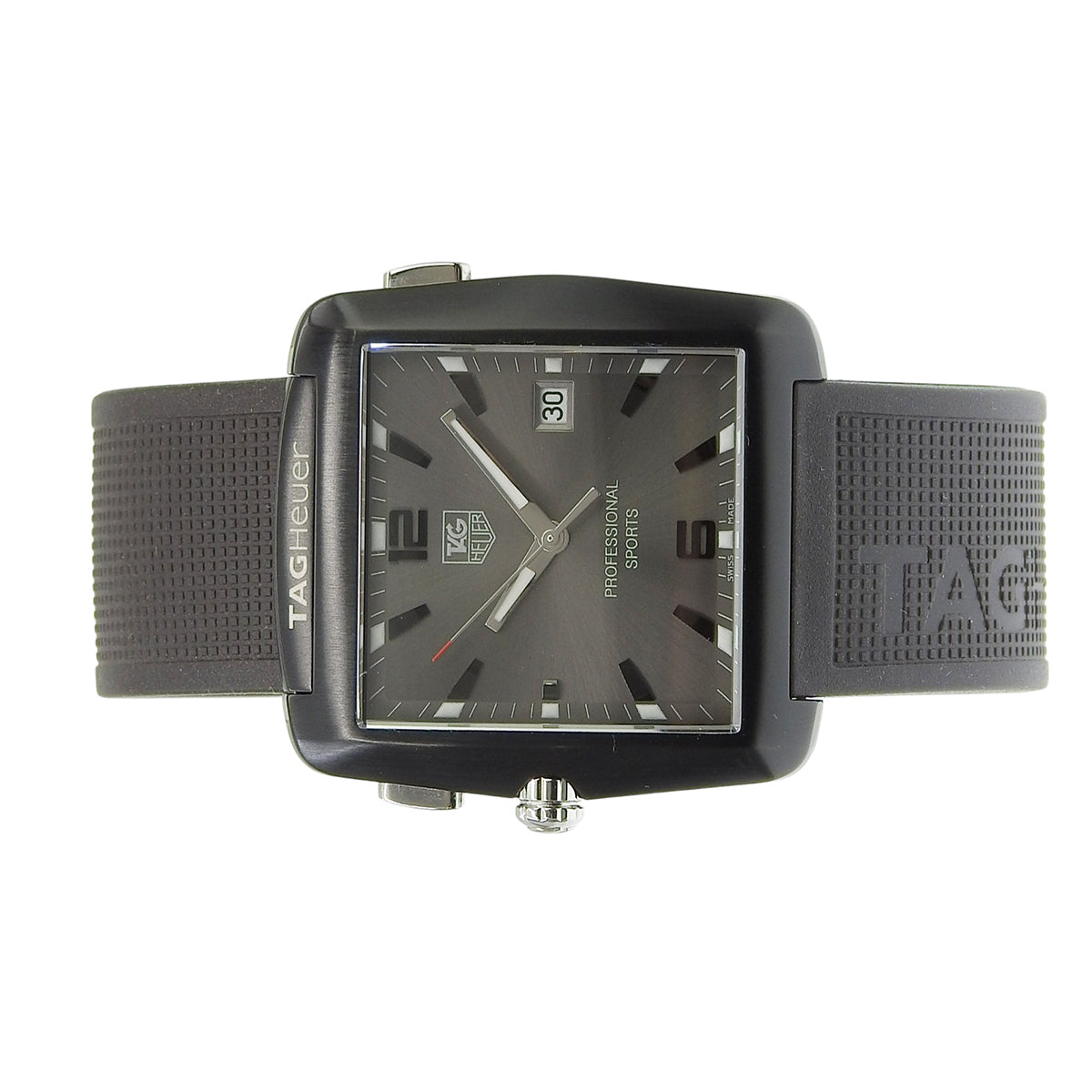 竞潜系列 WAE1113.FT6004 钛金属/橡胶 灰色 石英 男士腕表