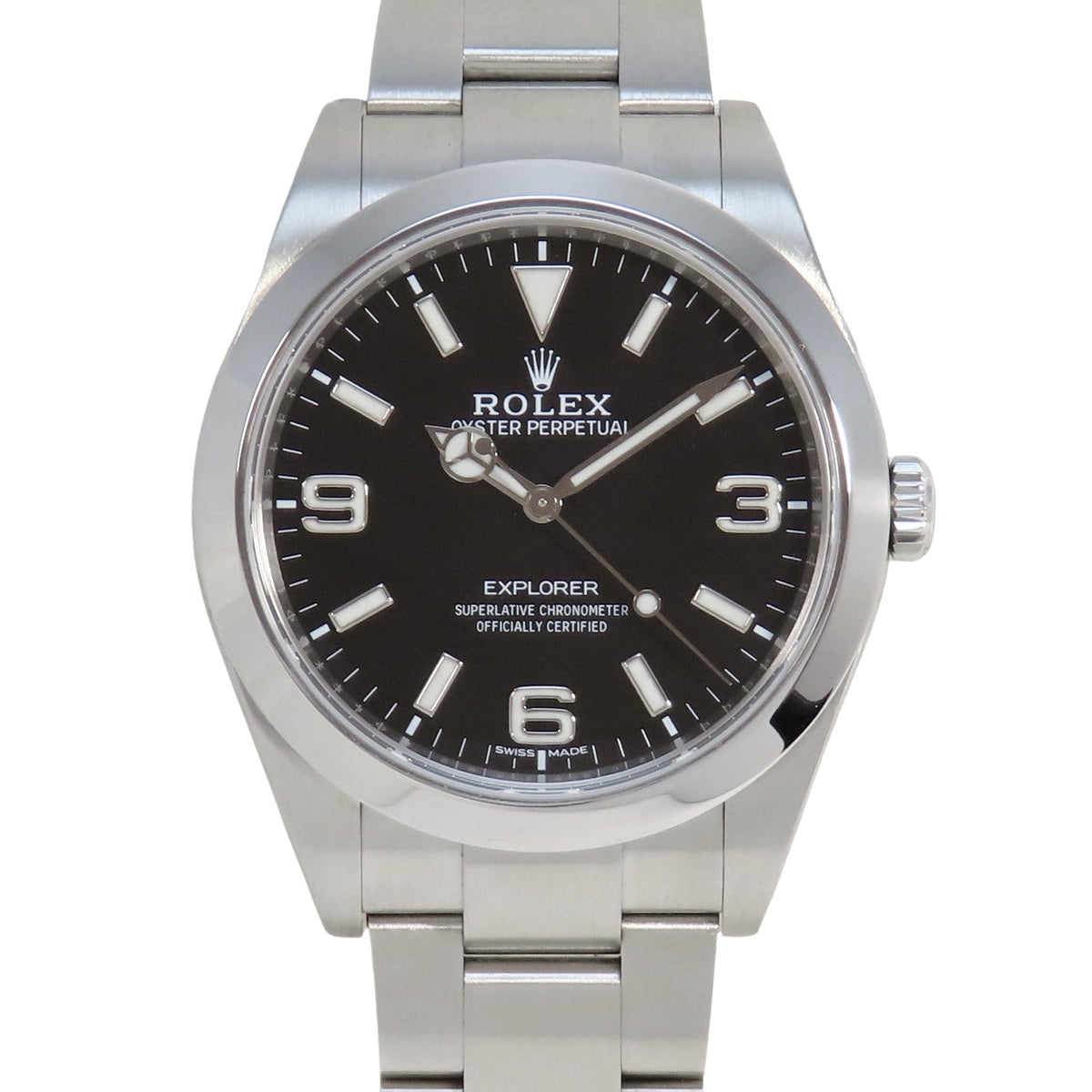 エクスプローラー 1 214270 SS ランダム番 ブラック 自動巻き メンズ