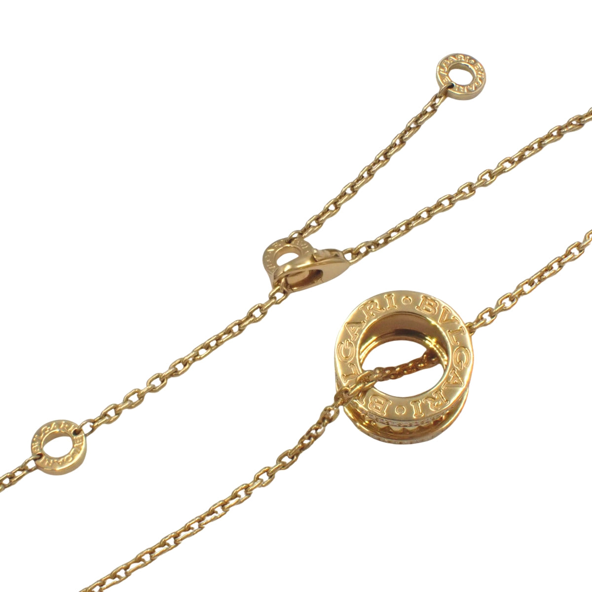 B-zero1 Rock Necklace with Diamonds in Yellow Gold (18K Yellow Gold), 15.7g