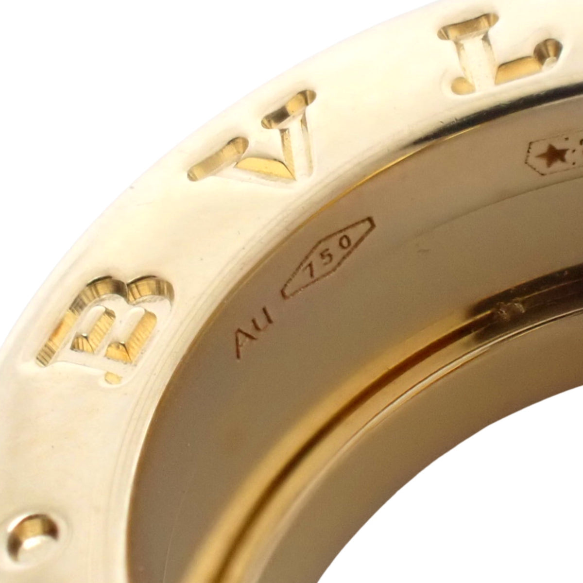 ビー・ゼロワン ロックイヤリング ダイヤモンド イエローゴールド K18YG 10.0g