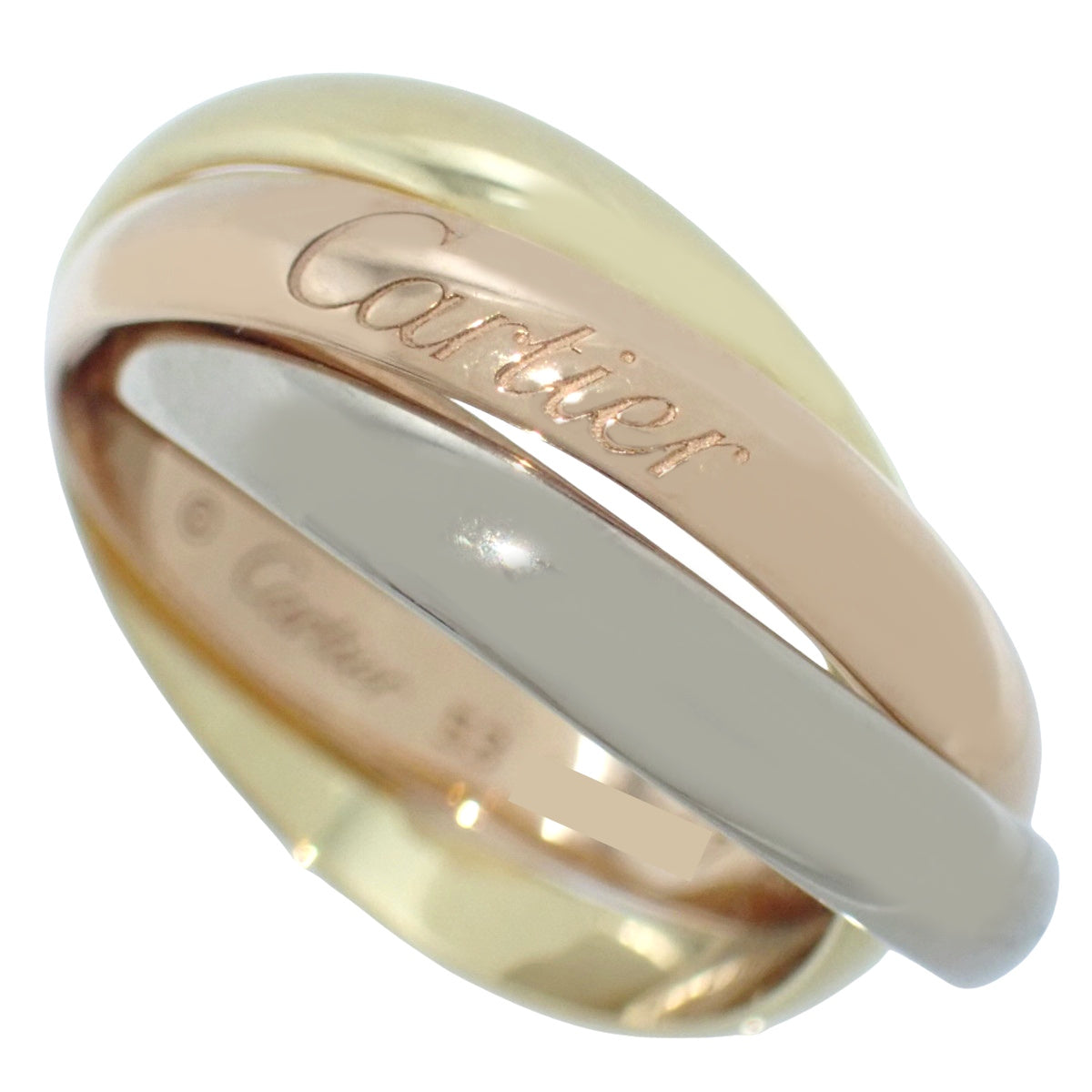 トリニティ リング クラシックモデル イエローゴールド K18YG ピンクゴールド K18PG ホワイトゴールド K18WG 53 7.3g