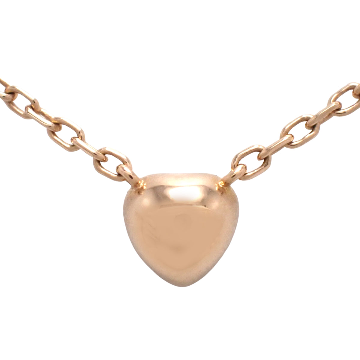 ディアマン レジェ ハート ネックレス ダイヤモンド ピンクゴールド K18PG 3.2g