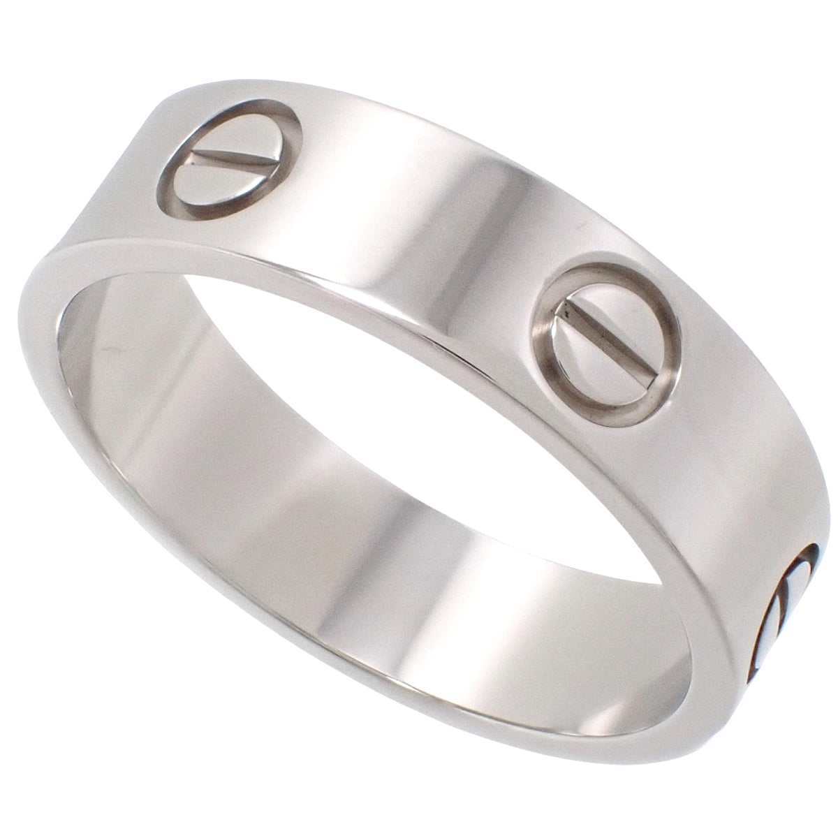 LOVE Ring Classic Model White Gold K18WG 58 6.8g