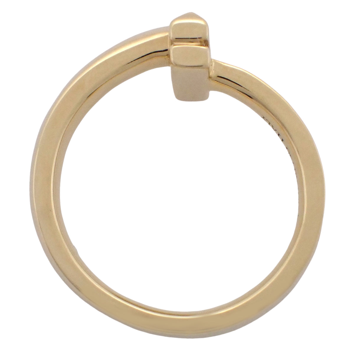 T ワン リング ダイヤモンド イエローゴールド K18YG 5(45)号 3.6g