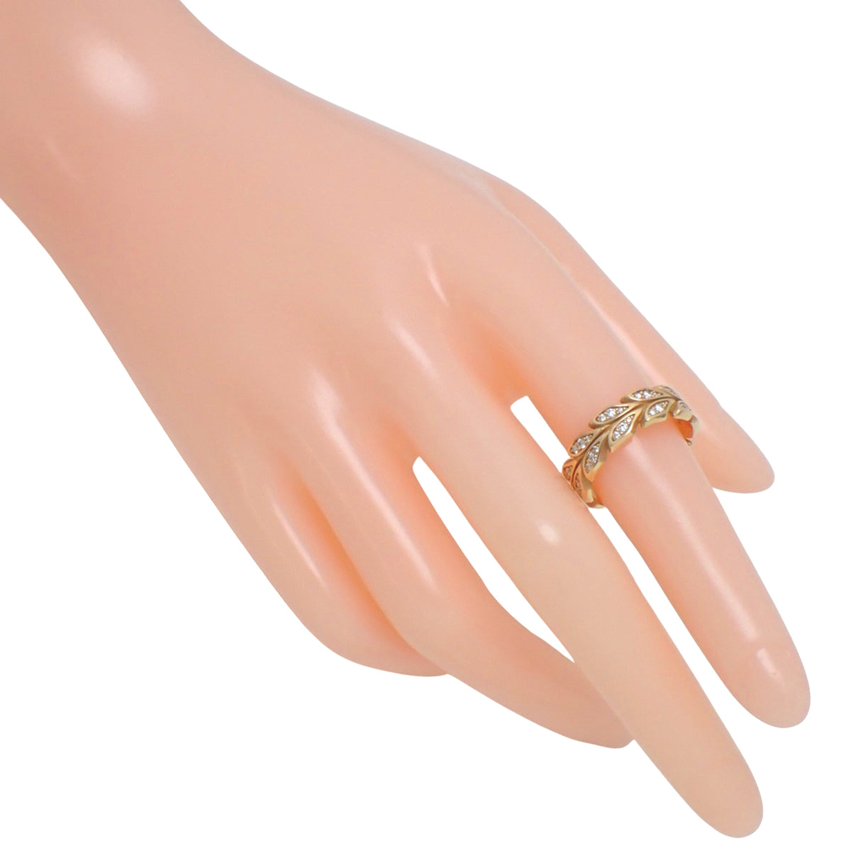 ビクトリア ヴァイン リング ダイヤモンド D0.38 イエローゴールド K18YG 6.0g