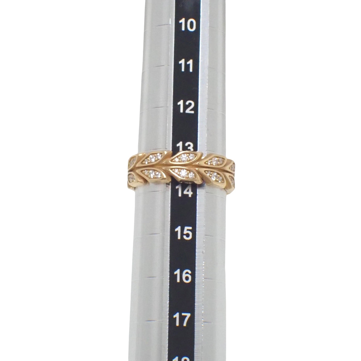 ビクトリア ヴァイン リング ダイヤモンド D0.38 イエローゴールド K18YG 6.0g