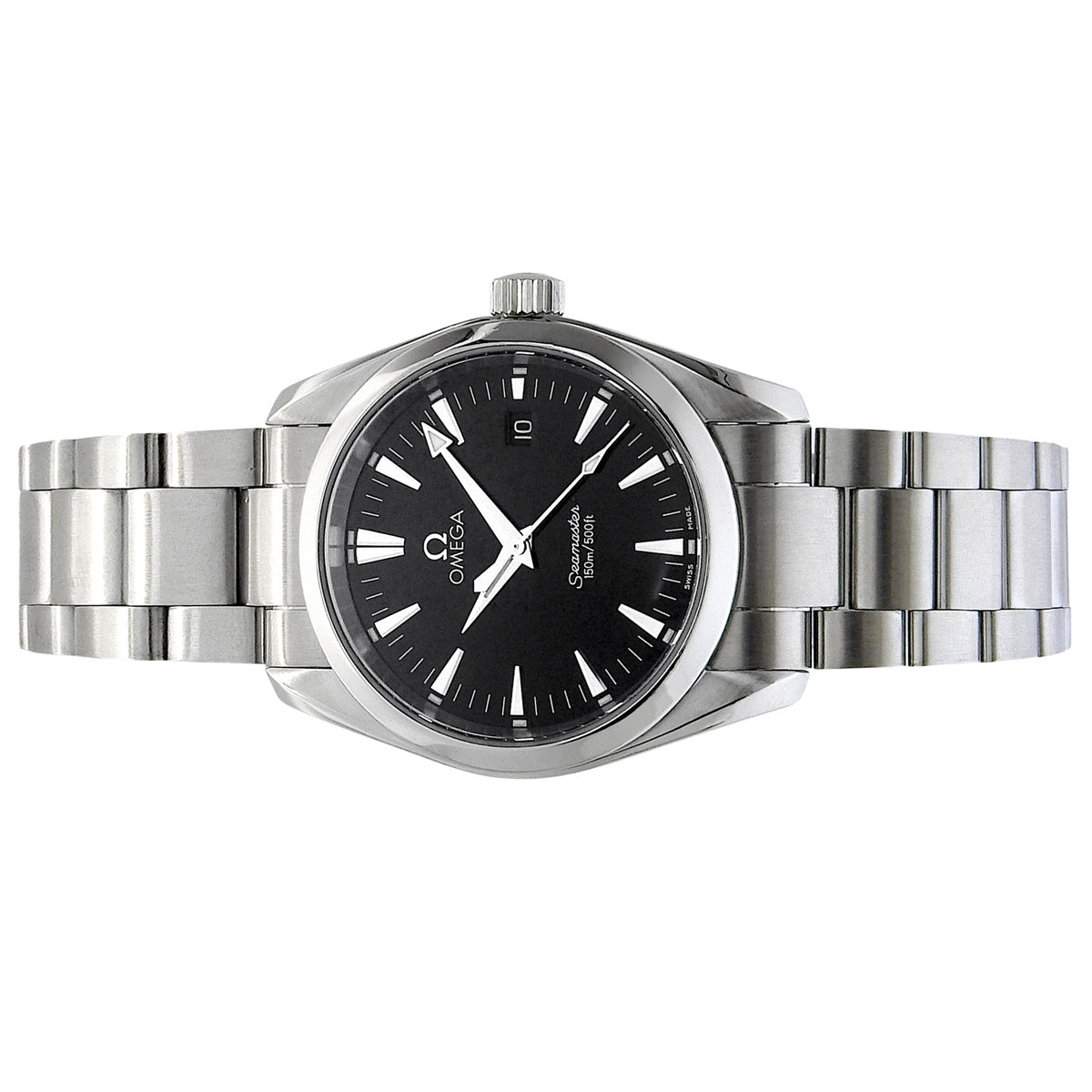 Seamaster Aqua Terra 2518.50 SS Black Quartz Boys'