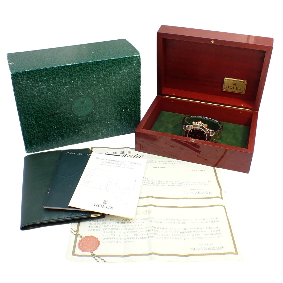 デイトナ 116523G YG/SS Y番 ブラック8PD 自動巻き メンズ