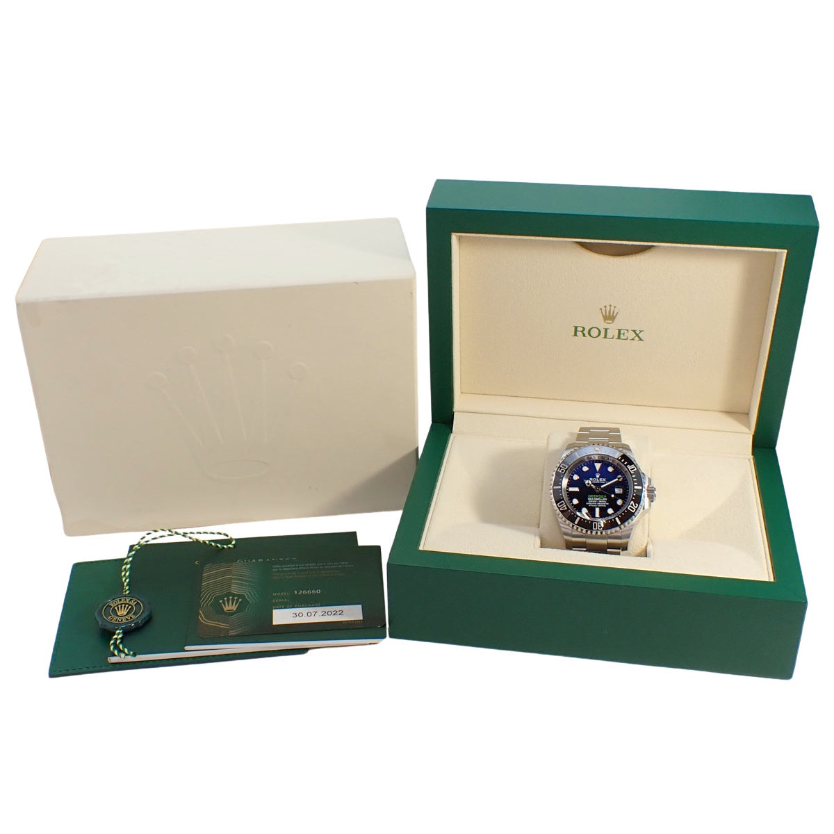 ディープシー Dブルー 126660 SS ランダム番 ブルー 自動巻き メンズ