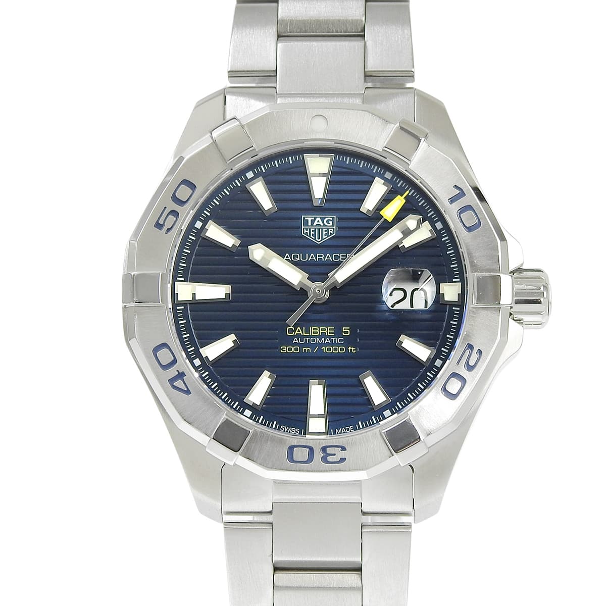 竞潜系列 WAY2012.BA0927 精钢 蓝色盘面 自动机械 男士腕表