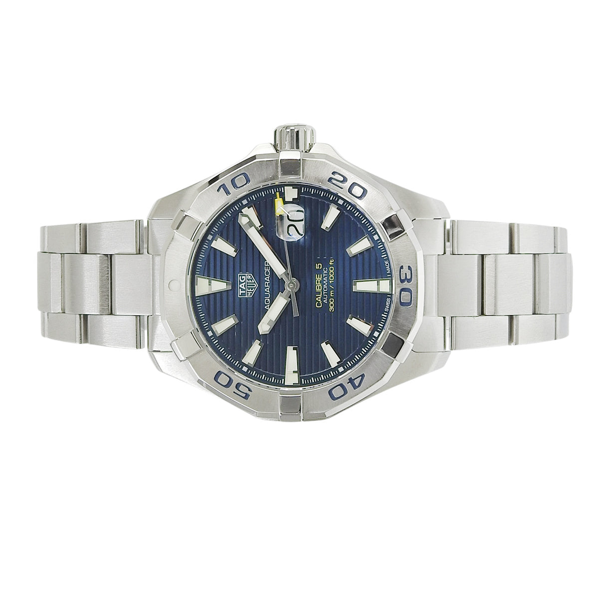 竞潜系列 WAY2012.BA0927 精钢 蓝色盘面 自动机械 男士腕表