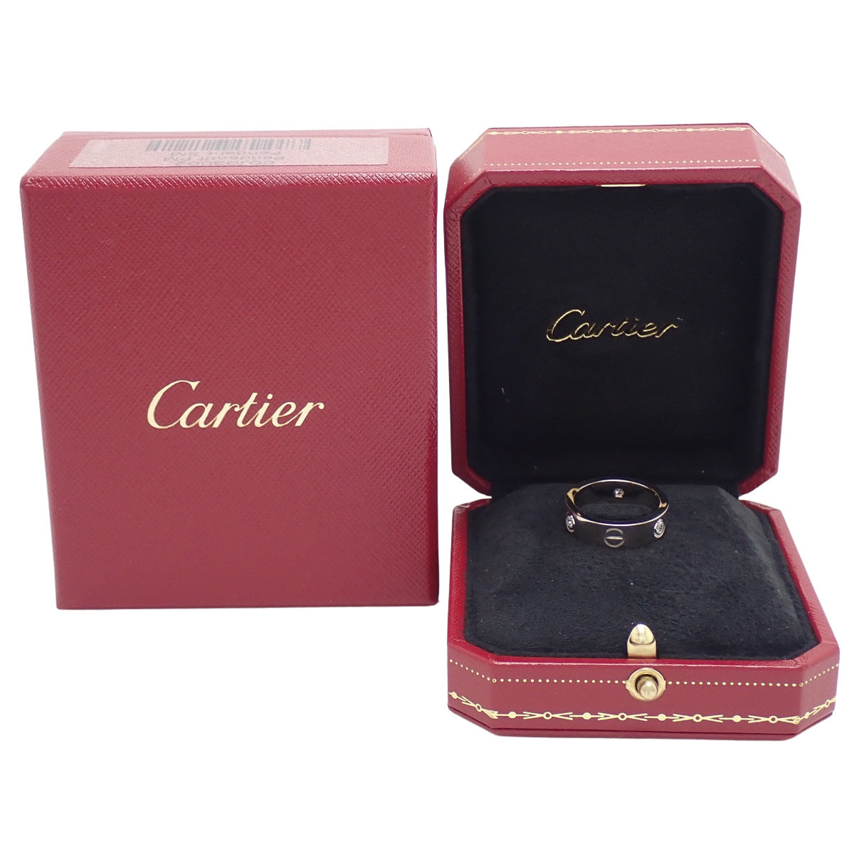 LOVE Ring Classic Model Diamond White Gold K18WG 52 9.2g