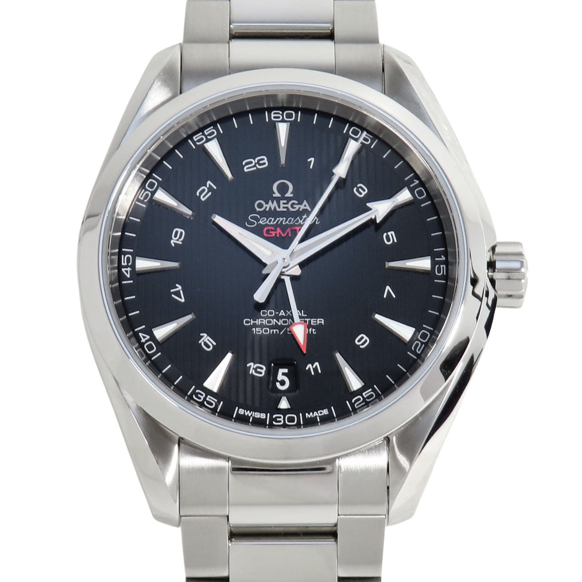 Seamaster Aqua Terra GMT 231.10.43.22.01.001 SS Black Automatic Men's