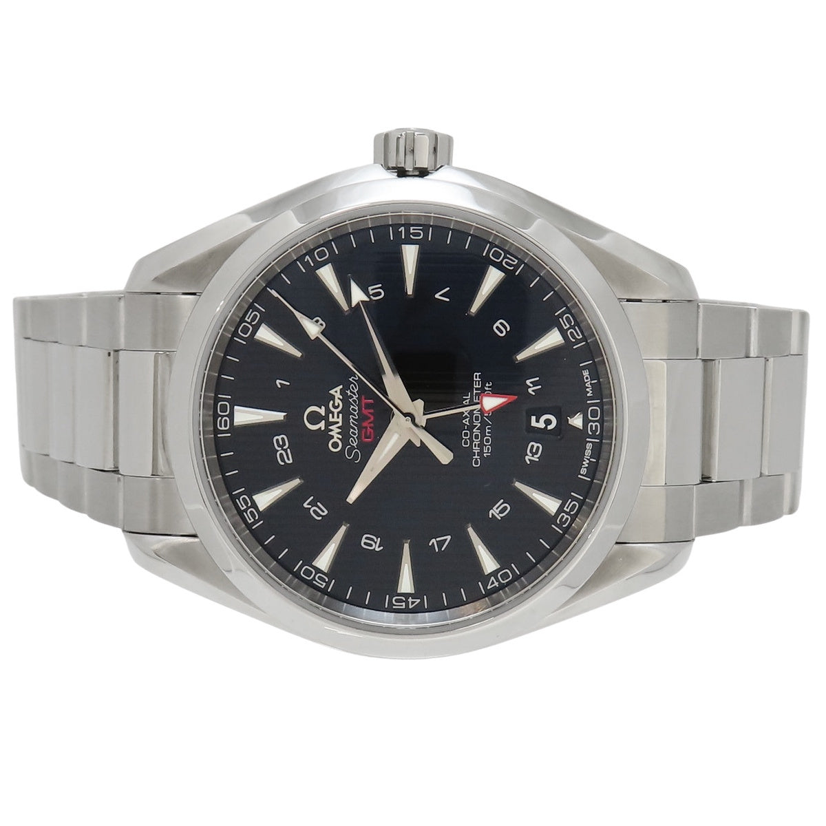Seamaster Aqua Terra GMT 231.10.43.22.01.001 SS Black Automatic Men's
