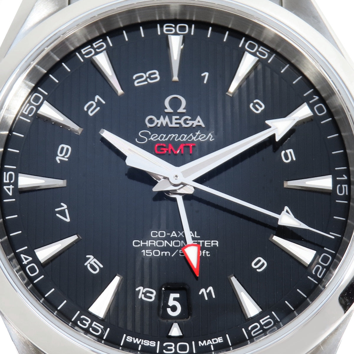 Seamaster Aqua Terra GMT 231.10.43.22.01.001 SS Black Automatic Men's