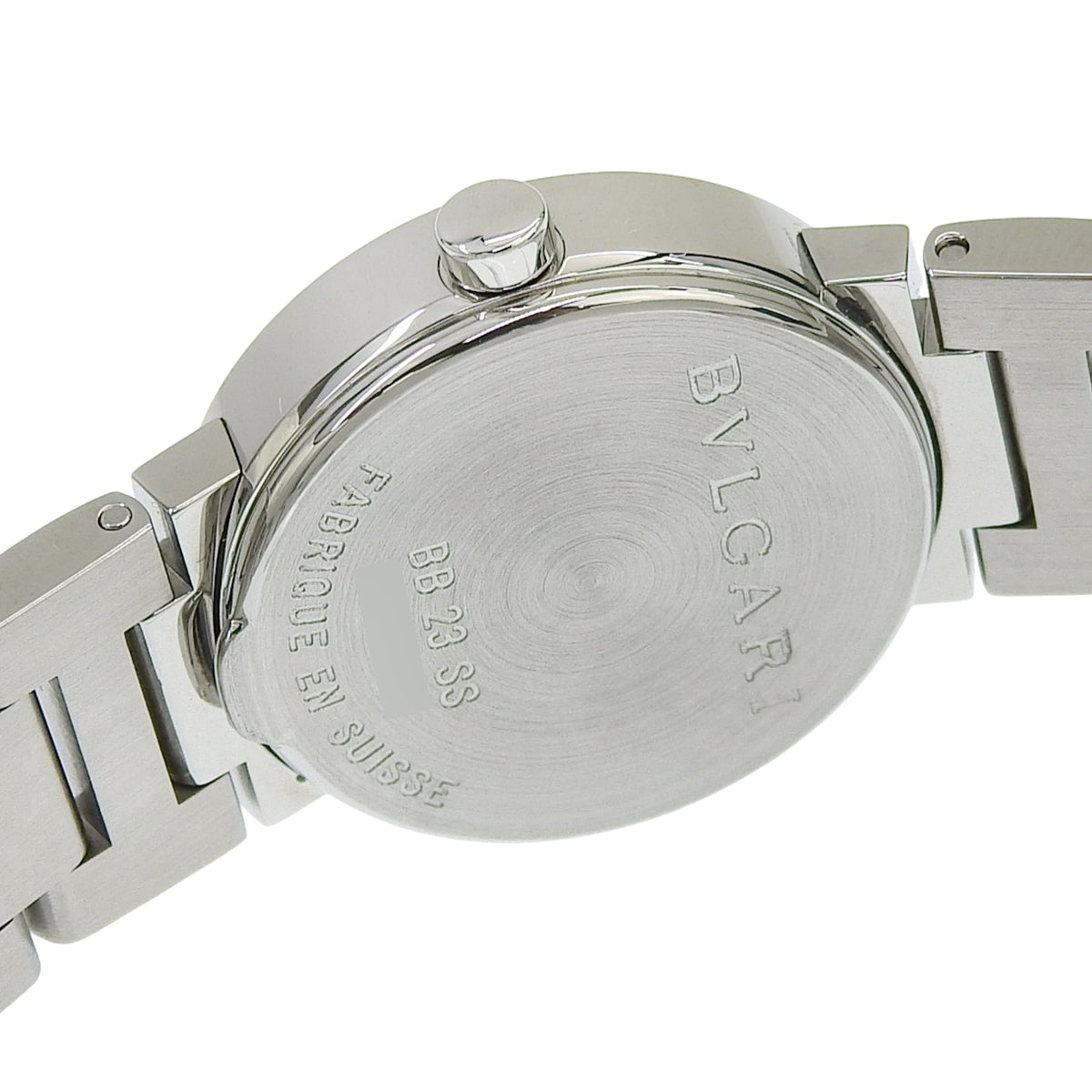 ブルガリブルガリ SS ブラック クオーツ レディース