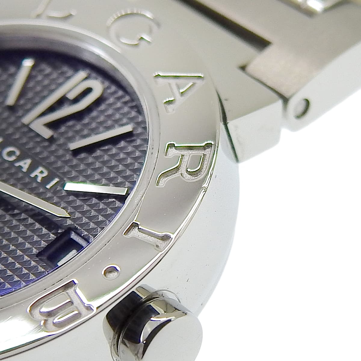 ブルガリブルガリ SS ブラック クオーツ レディース