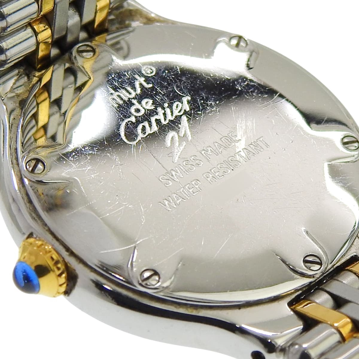 卡地亚21系列腕表 W10073R6 精钢/镀金 银色 石英 女款