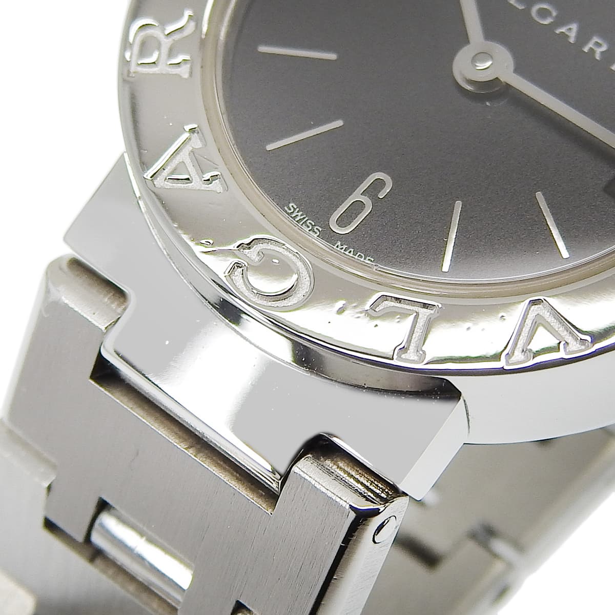 Bvlgari Bvlgari BB23SS SS Black Quartz Women's