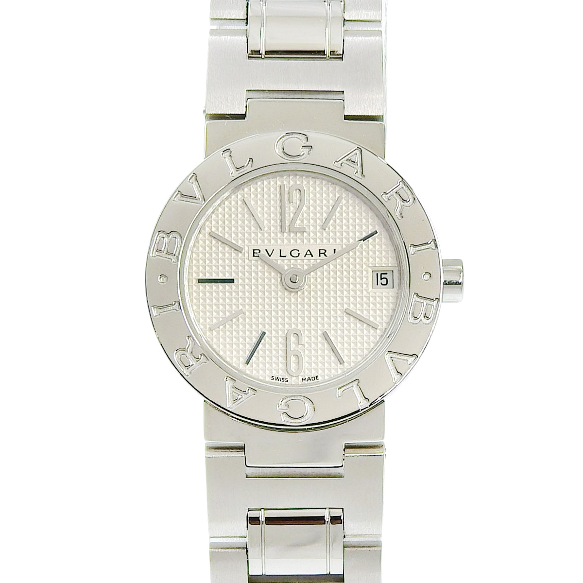 BVLGARI BVLGARI BB23SS SS Off-White Quartz Ladies
