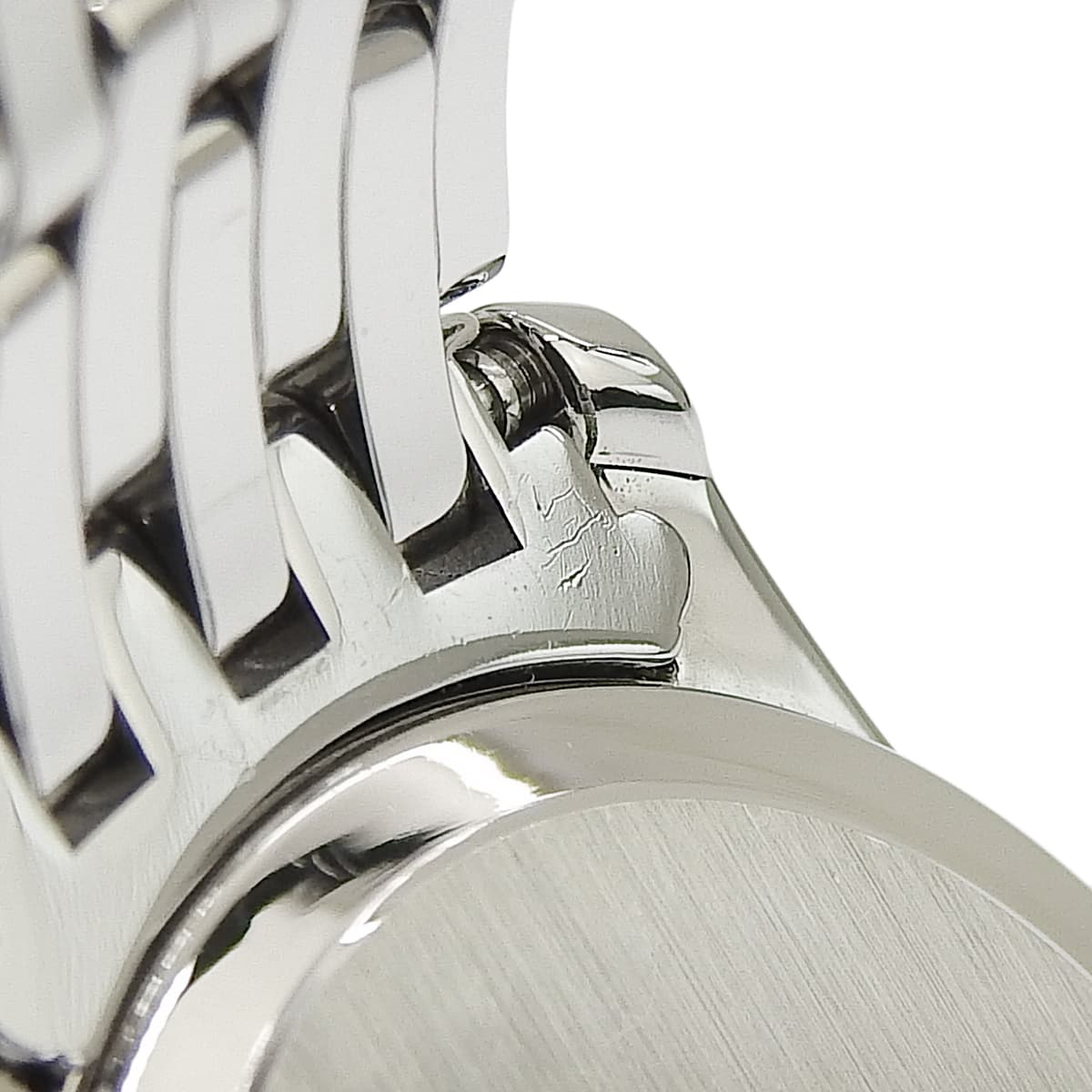 デ・ヴィル プレステージ 424.10.24.60.55.001 SS シェル文字盤 ダイヤインデックス クオーツ レディース