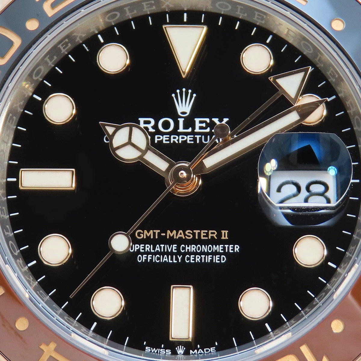 GMTマスター2 126711CHNR PG/SS ランダム番 ブラック 自動巻き メンズ