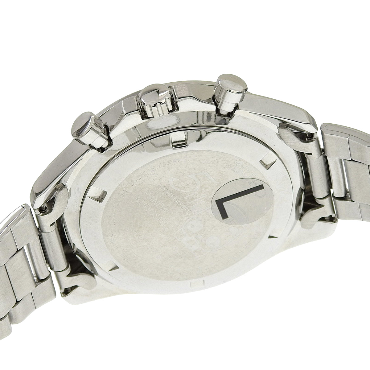 287系 パンダくろしお5周年記念ウォッチ 8T63-01K0 SS ホワイト クオーツ メンズ