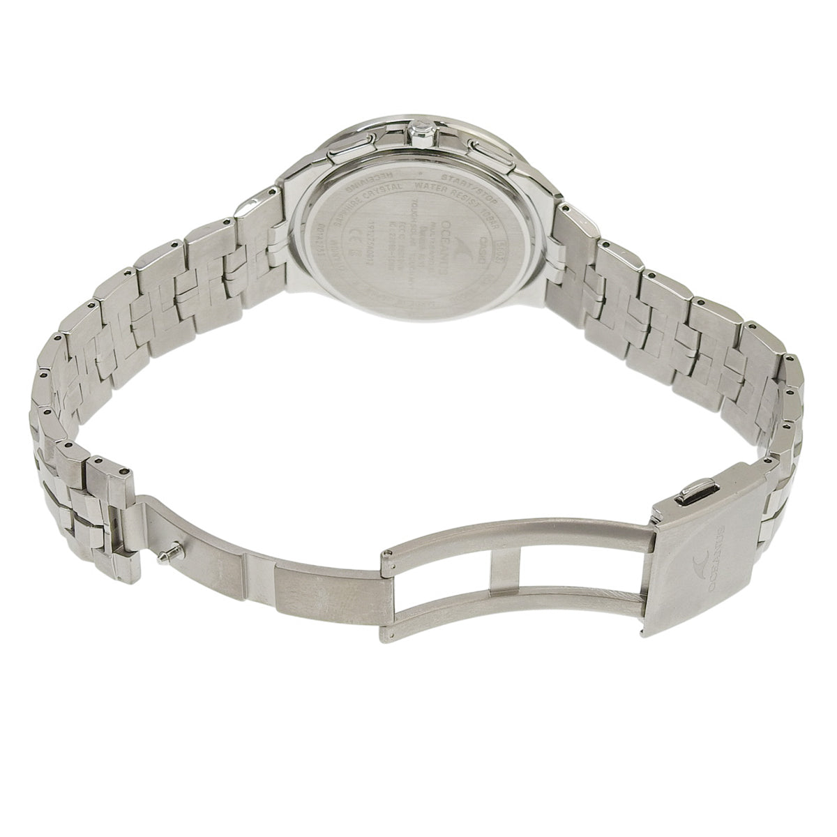 オシアナス マンタ 世界限定2000本 江戸切子 OCW-S5000D-1AJT TI ブラック タフソーラー電波時計 メンズ