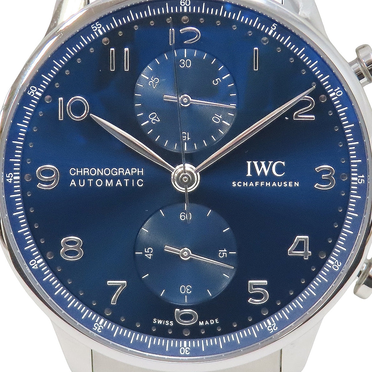 ボルトギーゼ クロノグラフ IW371606 SS ブルー 自動巻き メンズ