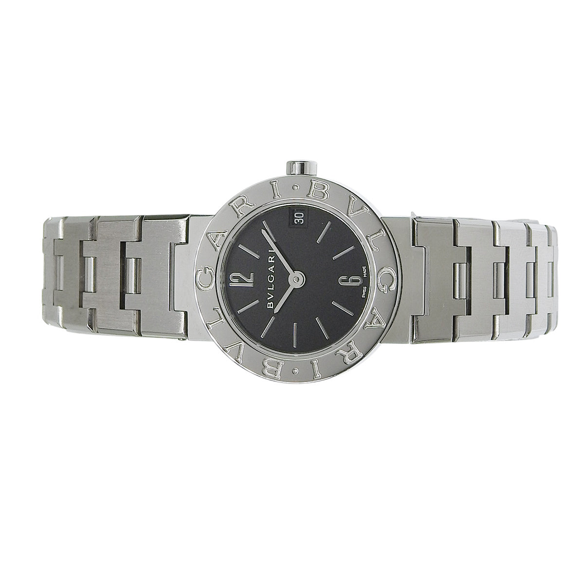 BVLGARI BVLGARI BB23SS SS Black Quartz Ladies
