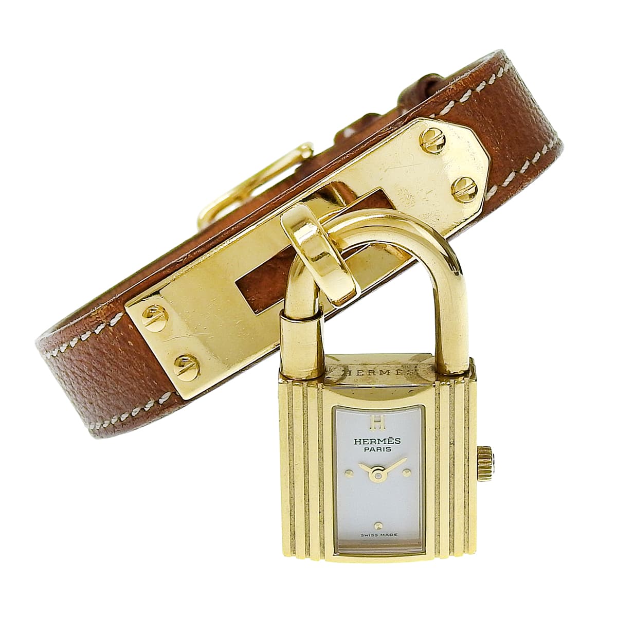 Kelly Watch KE1.201 GP/Leather White Quartz Ladies