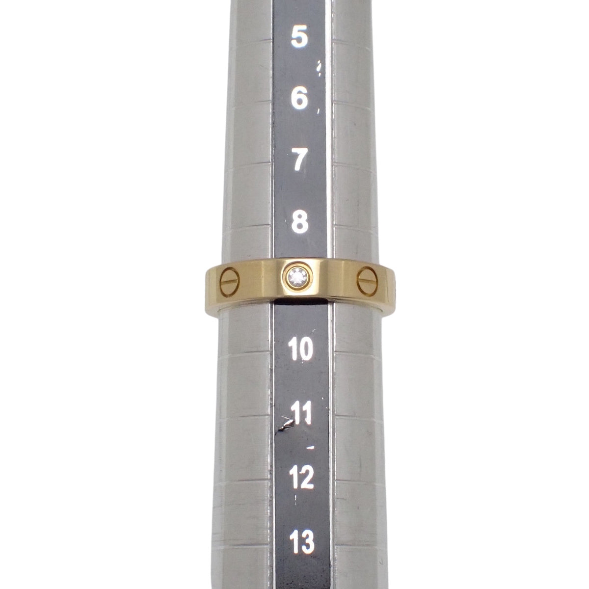 LOVEリング スモールモデル ダイヤモンド イエローゴールド K18YG 49 4.4g