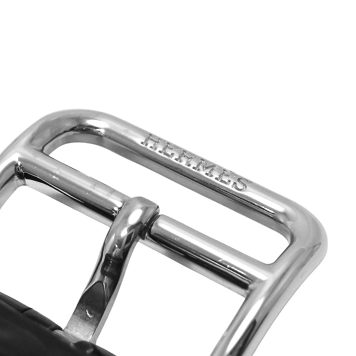 Hウォッチ ダイヤベゼル HH1.532 SS/革 ホワイト クオーツ メンズ