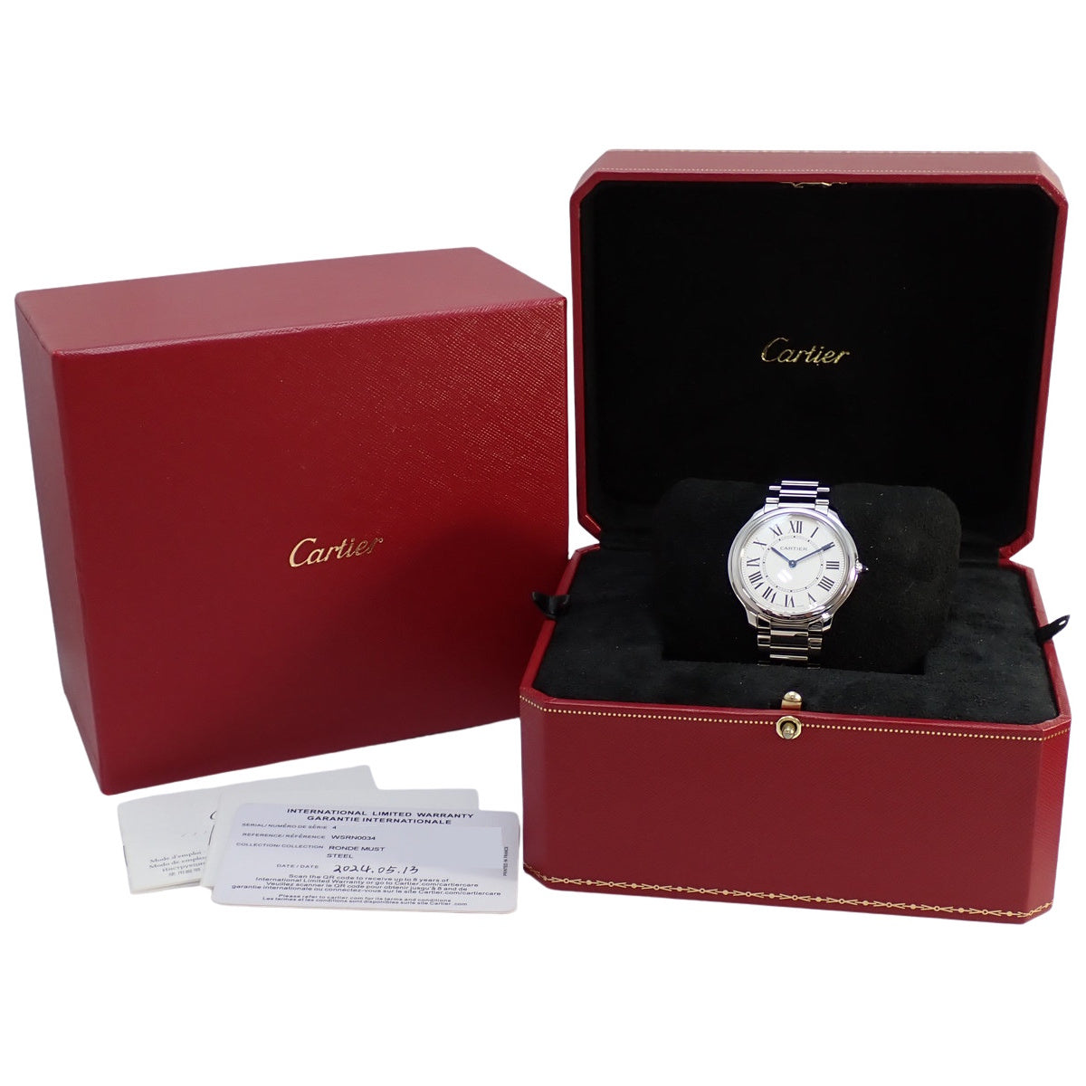 ロンド マスト 36mm WSRN0034 SS シルバー クオーツ ユニセックス