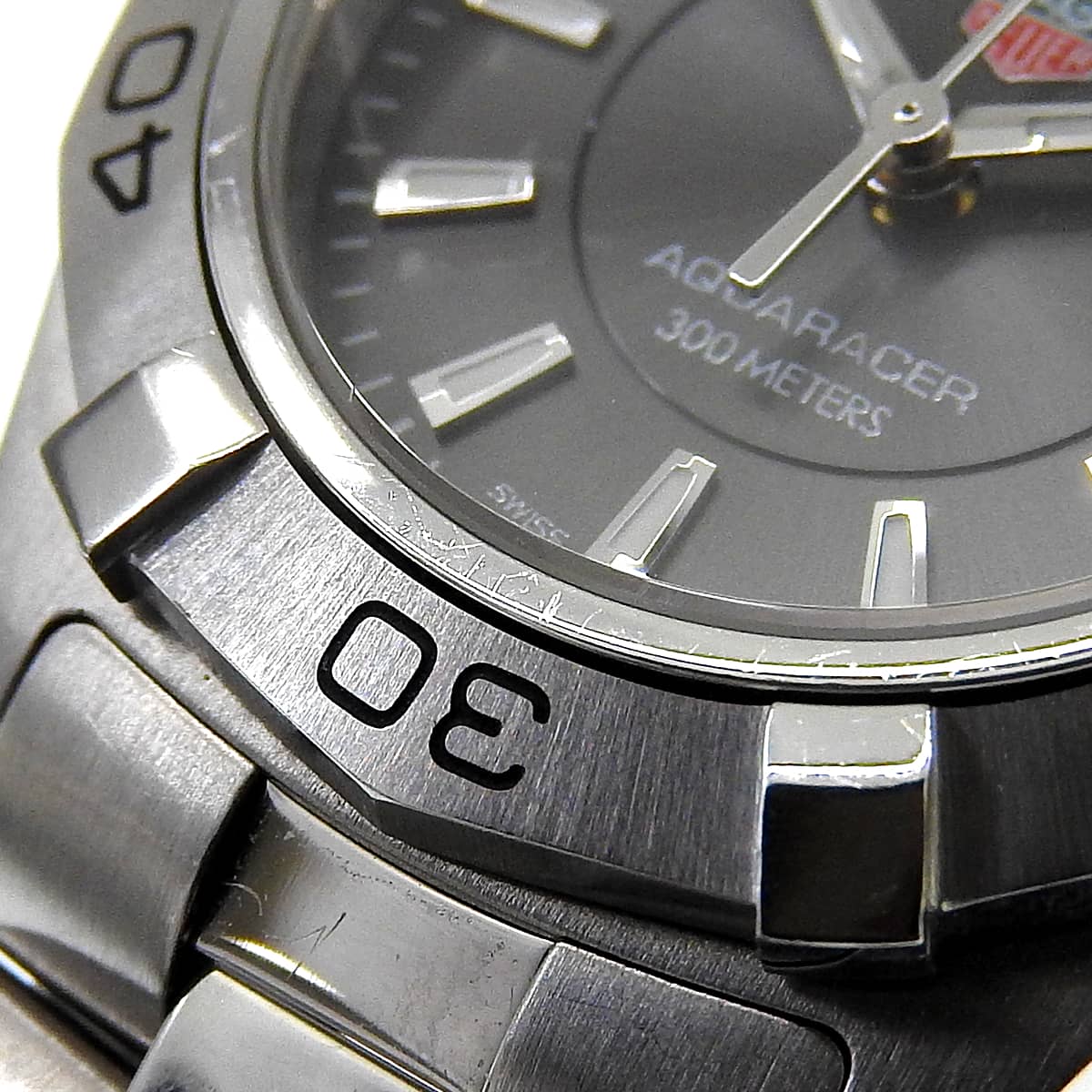 TAG HEUER Aquaracer WAF141E SS Black Quartz Ladies'｜Pre-Owned Luxury Watch Store in Shibuya 109, Tokyo｜alamode