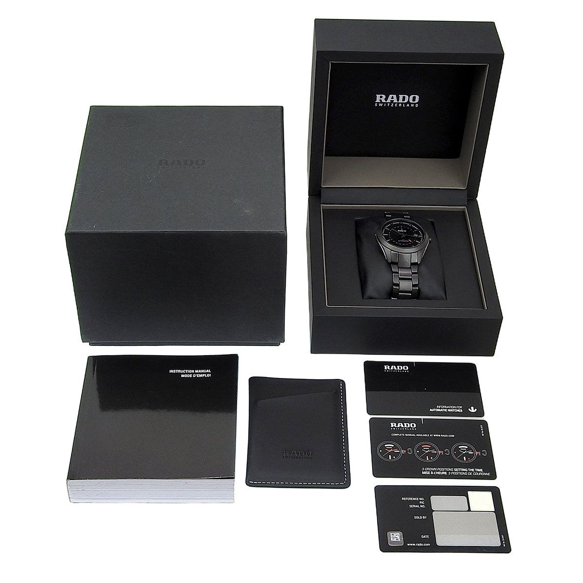 RADO ハイパークローム R32167152 CE/SS ブラック 自動巻き メンズ｜Vintage Luxury Brand Specialty Store｜Shibuya, Tokyo｜alamode
