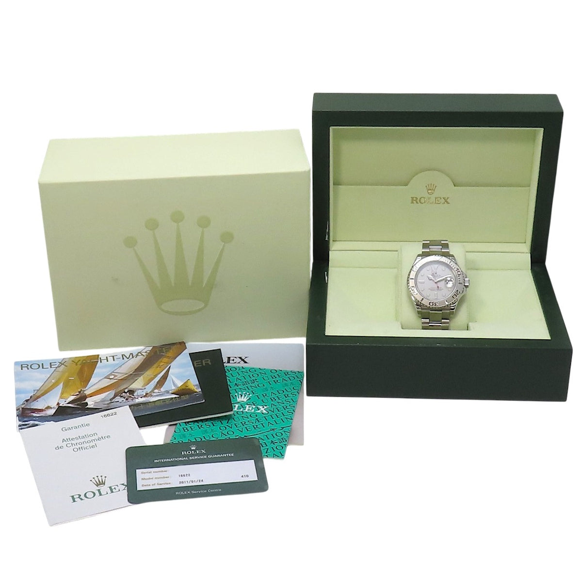 Yacht-Master 16622 PT/SS Z-series Silver Automatic Men's