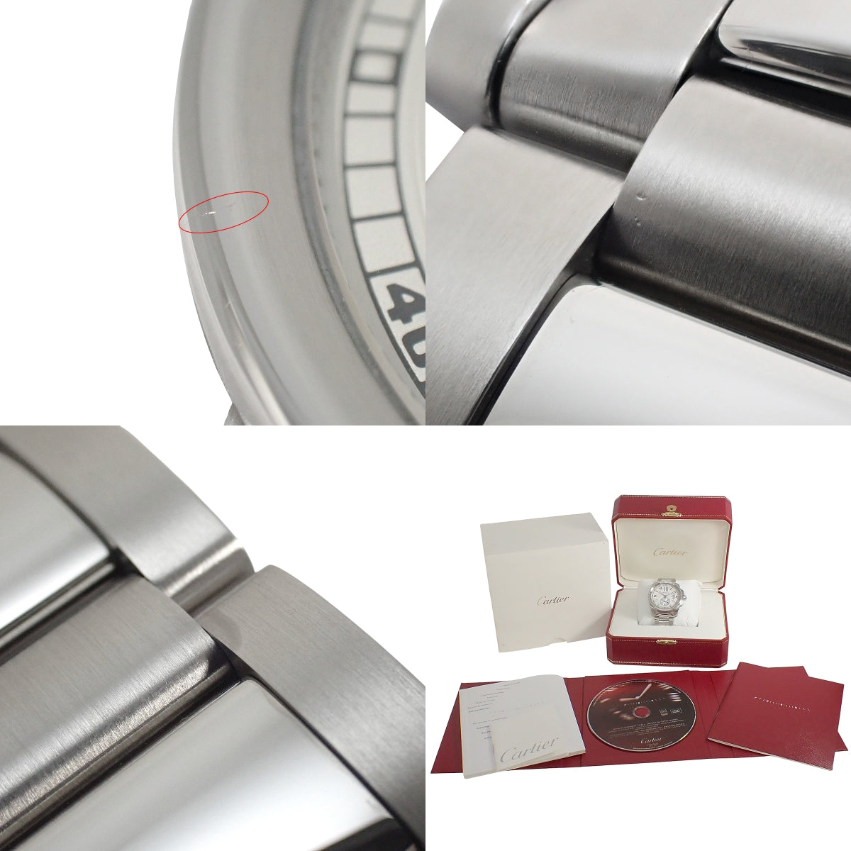 Calibre W7100015 SS Silver Automatic Men's