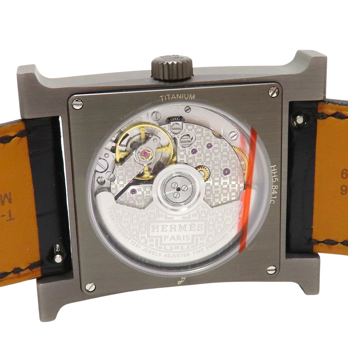 Hウォッチ HH5.841c TI/革 グレー 自動巻き メンズ