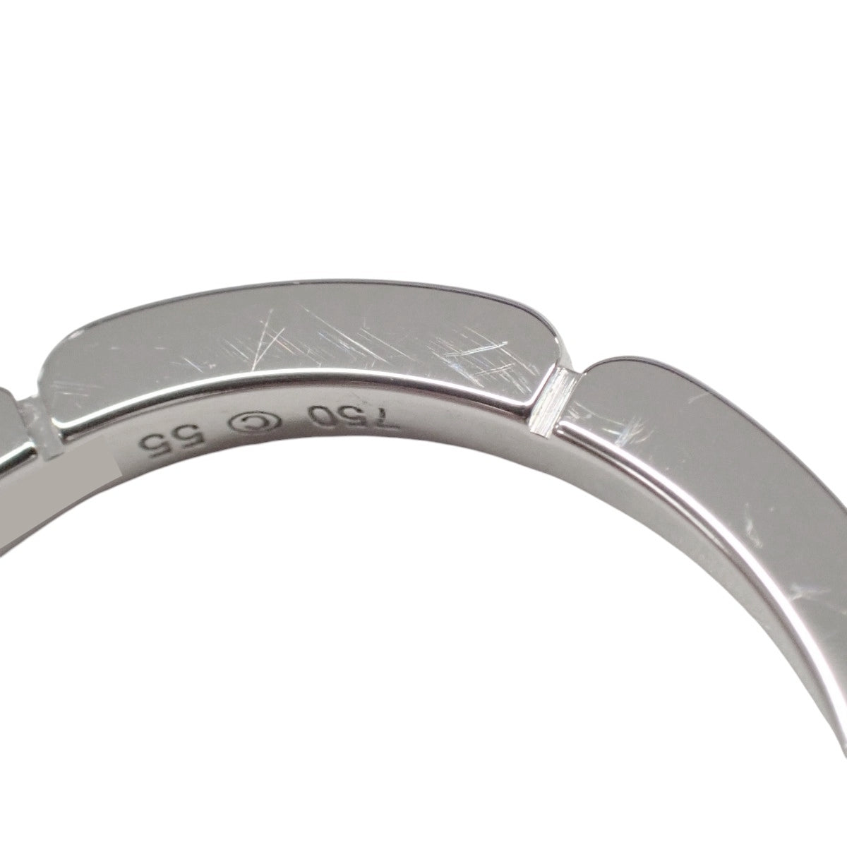Maillon Panthère ring, 18K white gold, size 55, 4.5g
